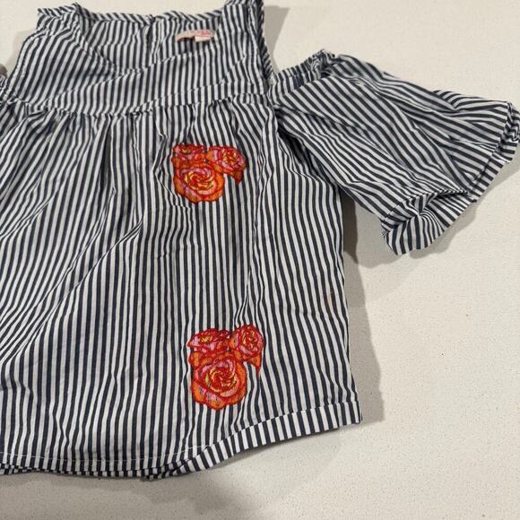 GB Girls Toddler Girl 5T Striped Blouse 100% Cotton - Picture 6 of 6